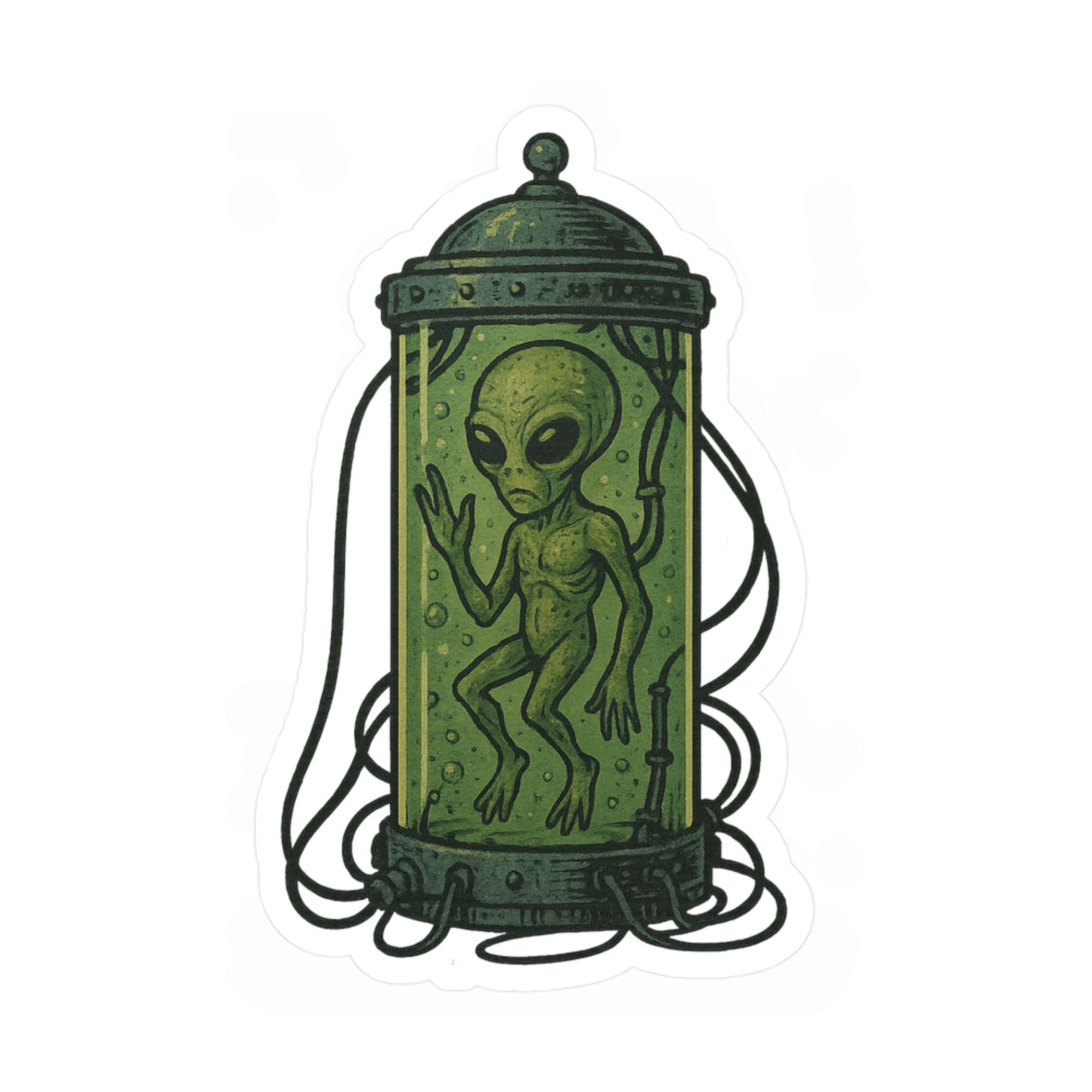 Vinyl Decal - Test Tube Tom