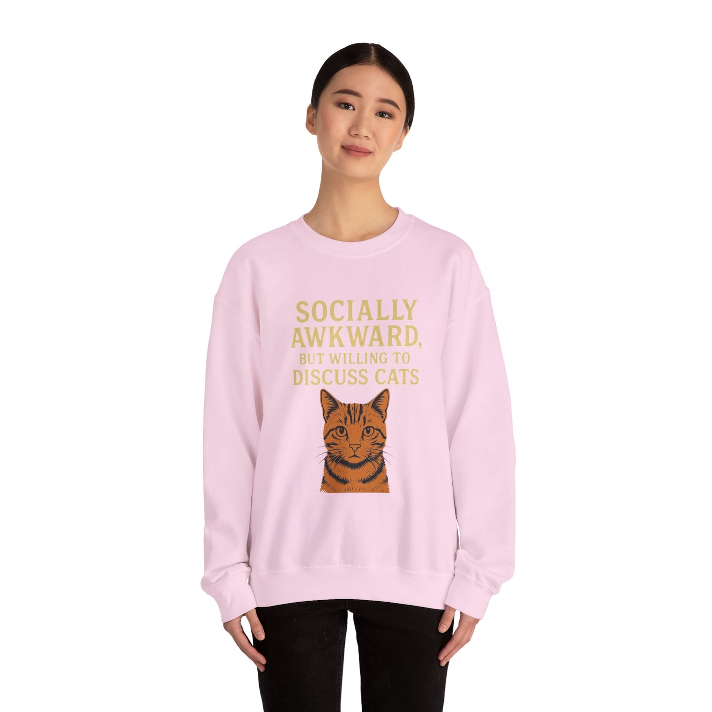 Socially Awkward Cat Lover's Sweatshirt