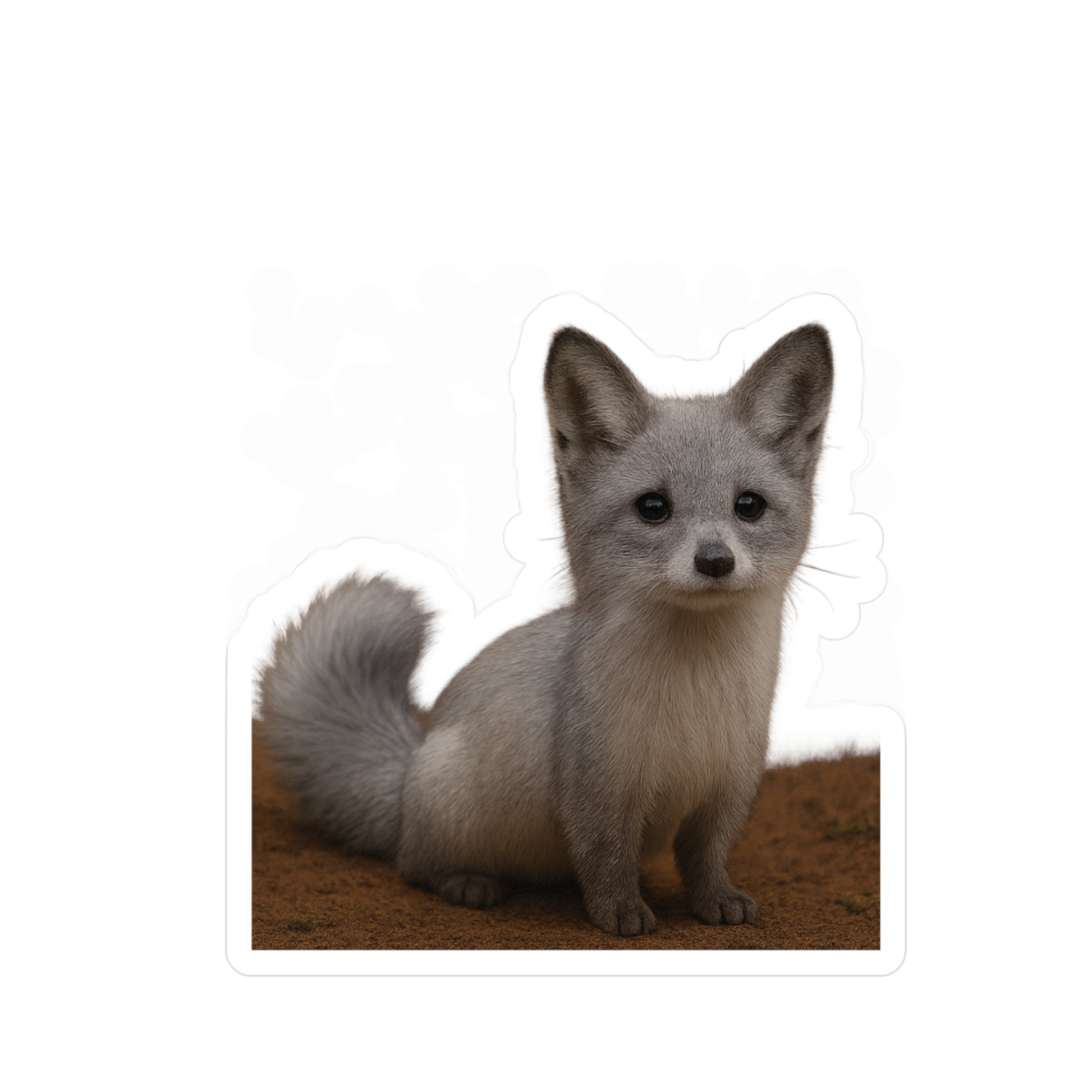 Tiny Fox vinyl decal, cute animal fantasy sticker design – Basic Raven Apparel