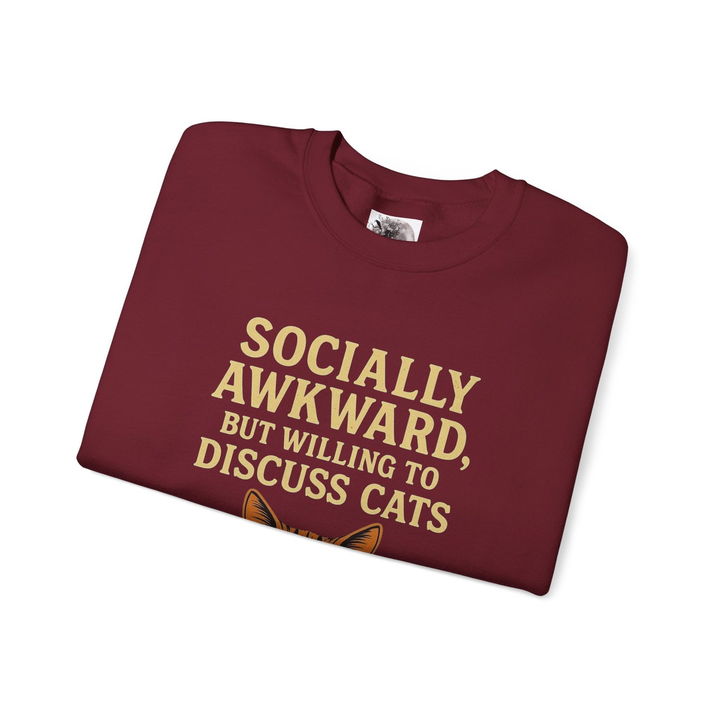 Socially Awkward Cat Lover's Sweatshirt