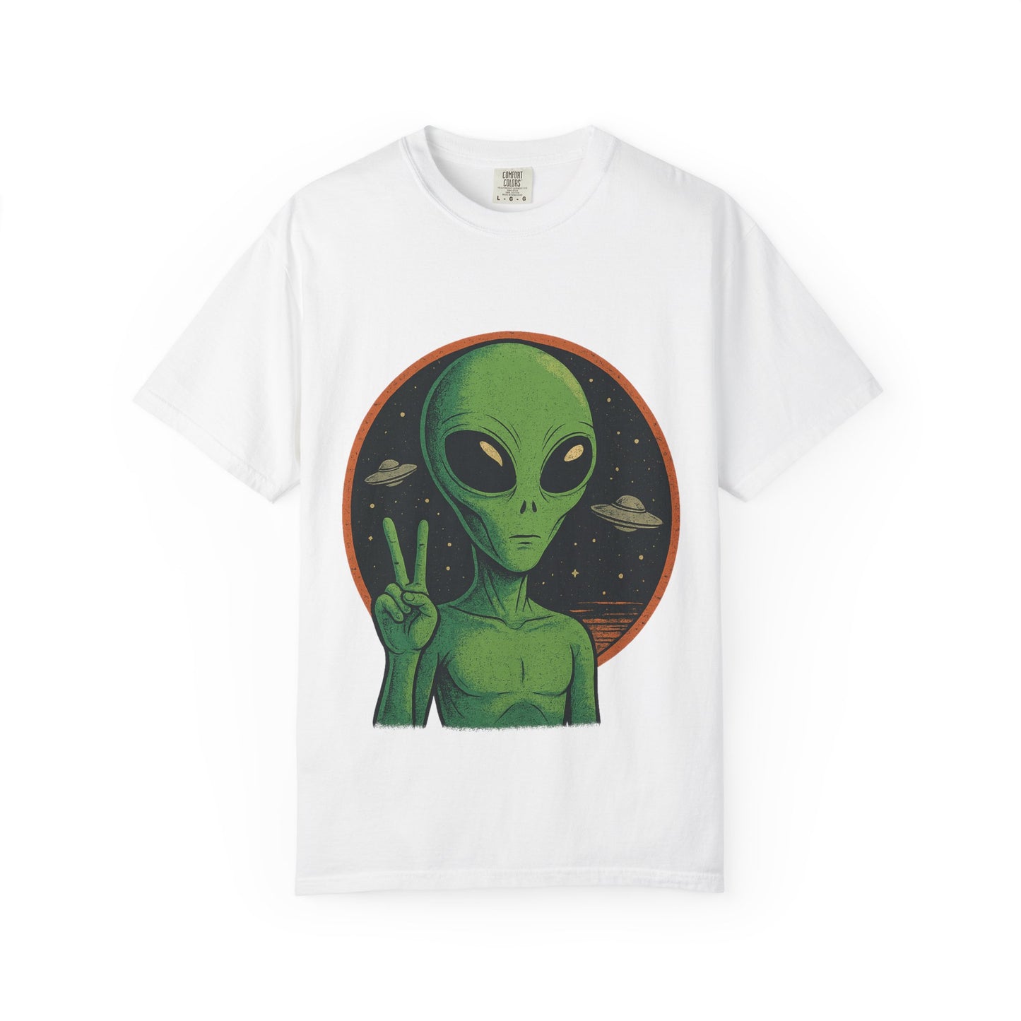 Alien Peace Sign Tee