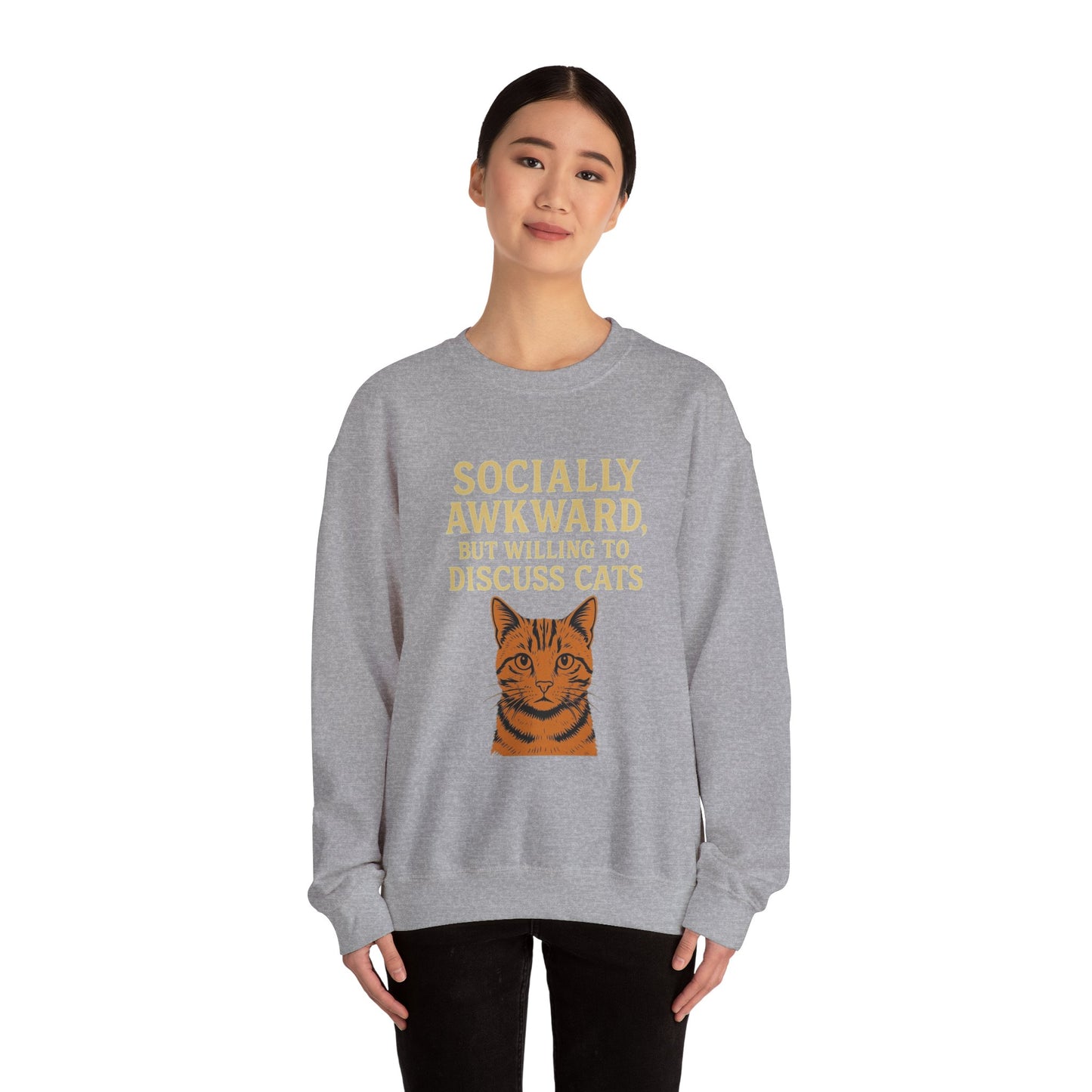 Socially Awkward Cat Lover's Sweatshirt