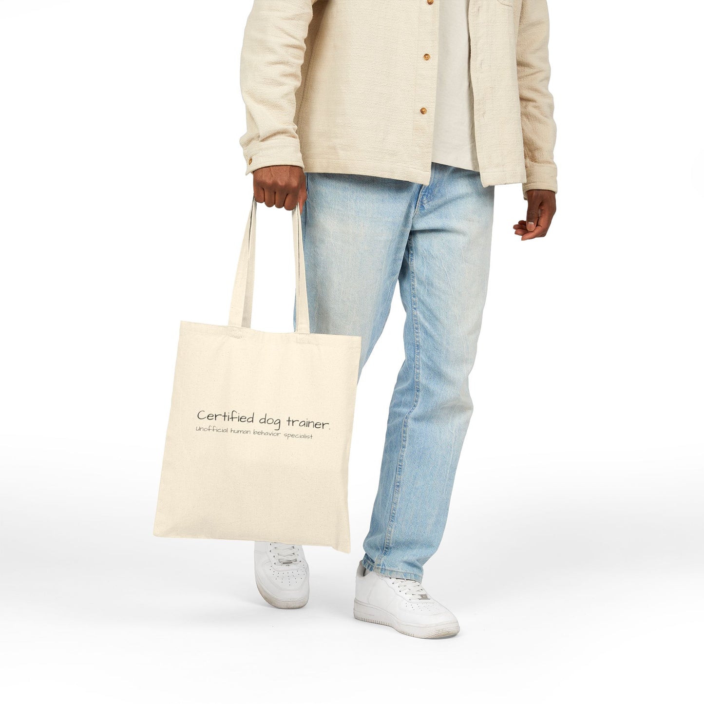 Certified Dog Trainer Canvas Tote Bag