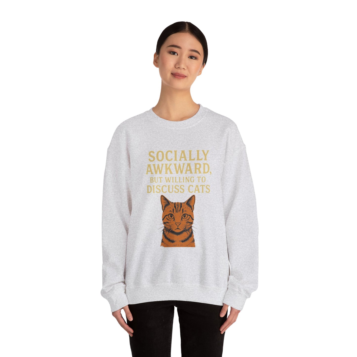 Socially Awkward Cat Lover's Sweatshirt