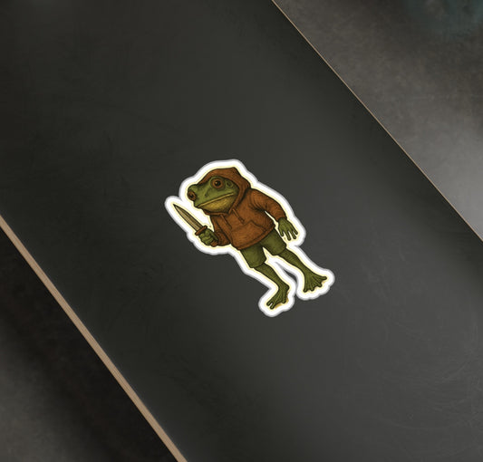 Vinyl Decal - Intimidating Frog