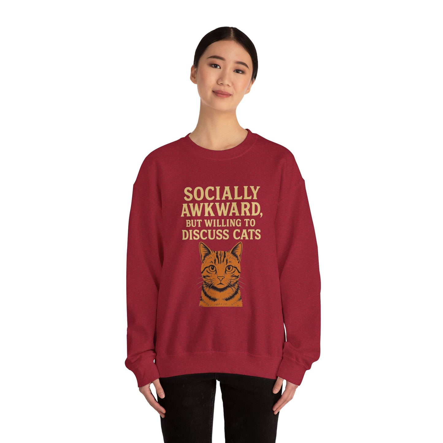 Socially Awkward Cat Lover's Sweatshirt