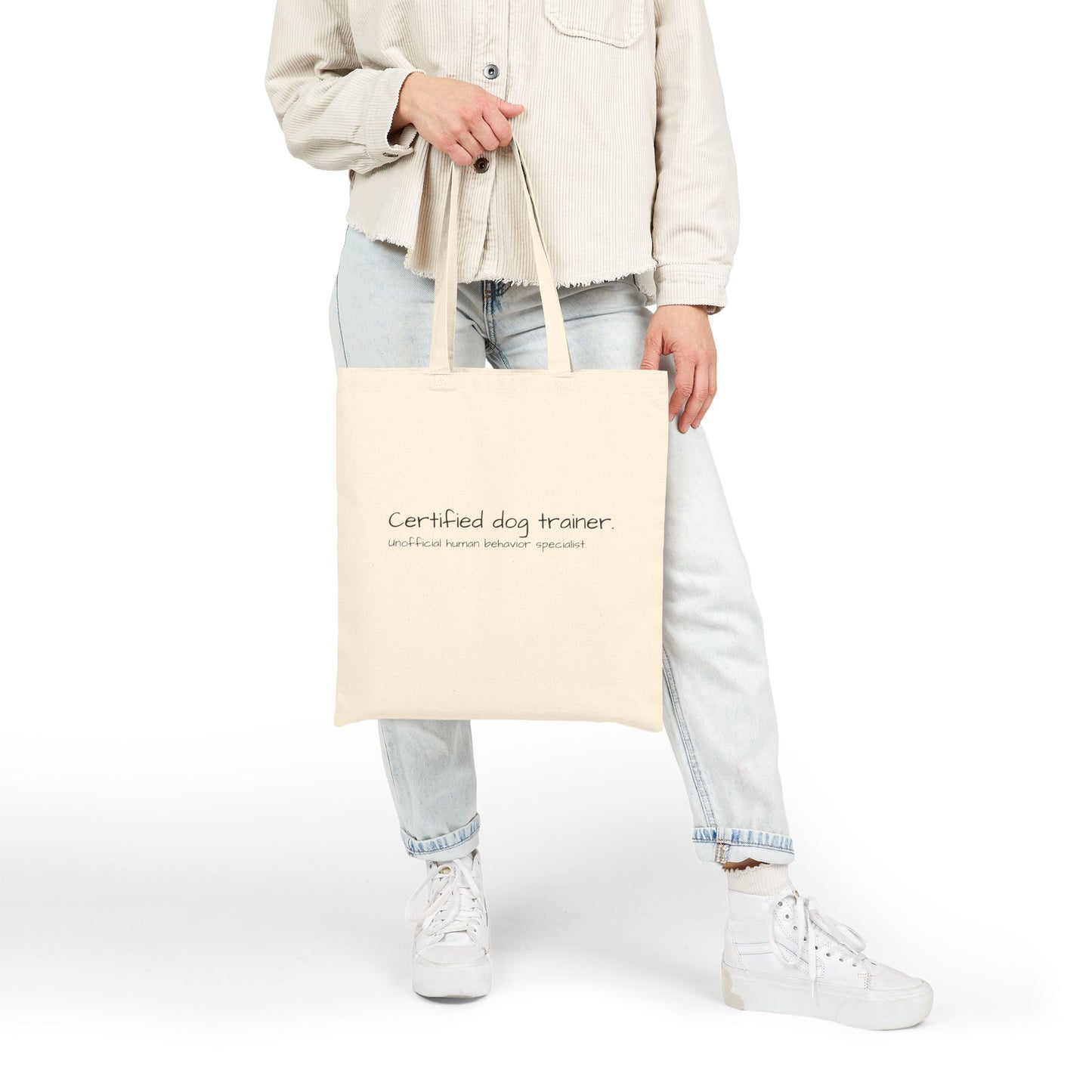 Certified Dog Trainer Canvas Tote Bag