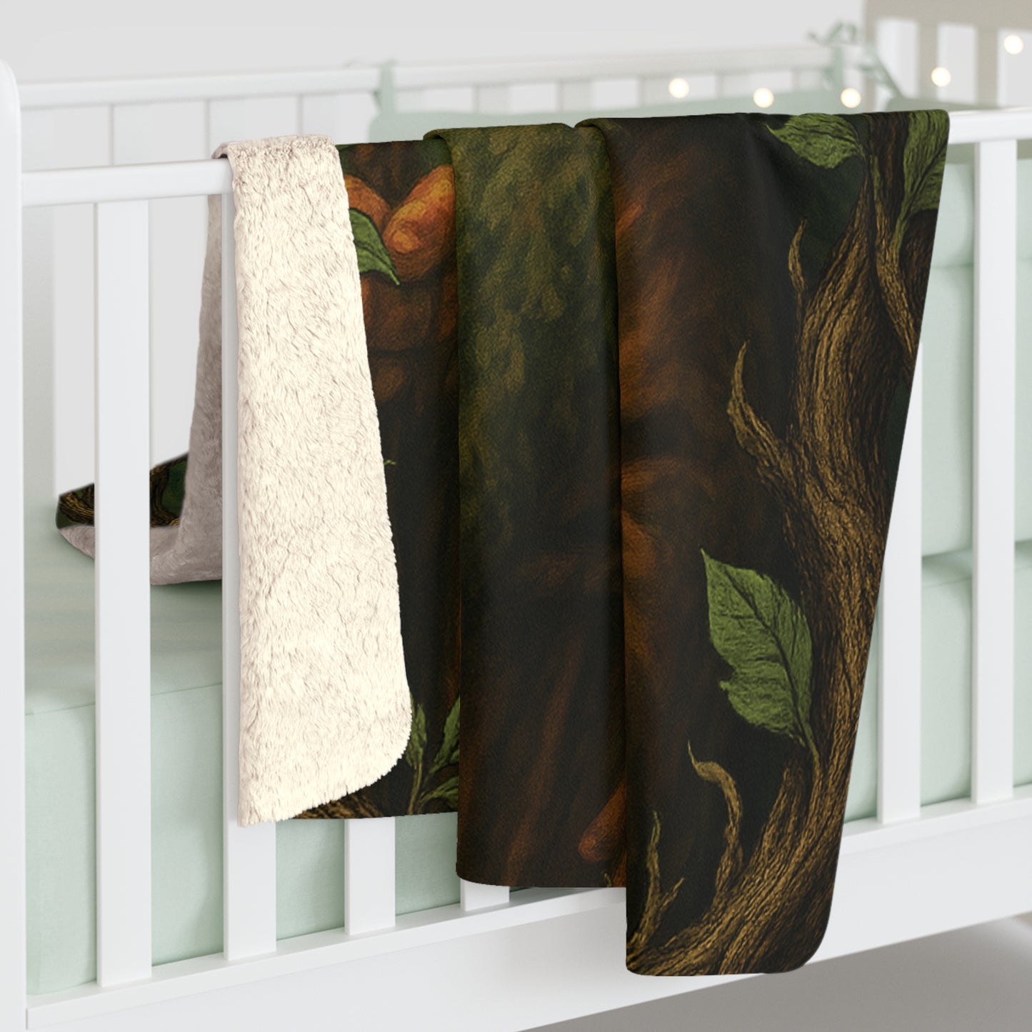 Mushroom Wizard Sherpa Blanket