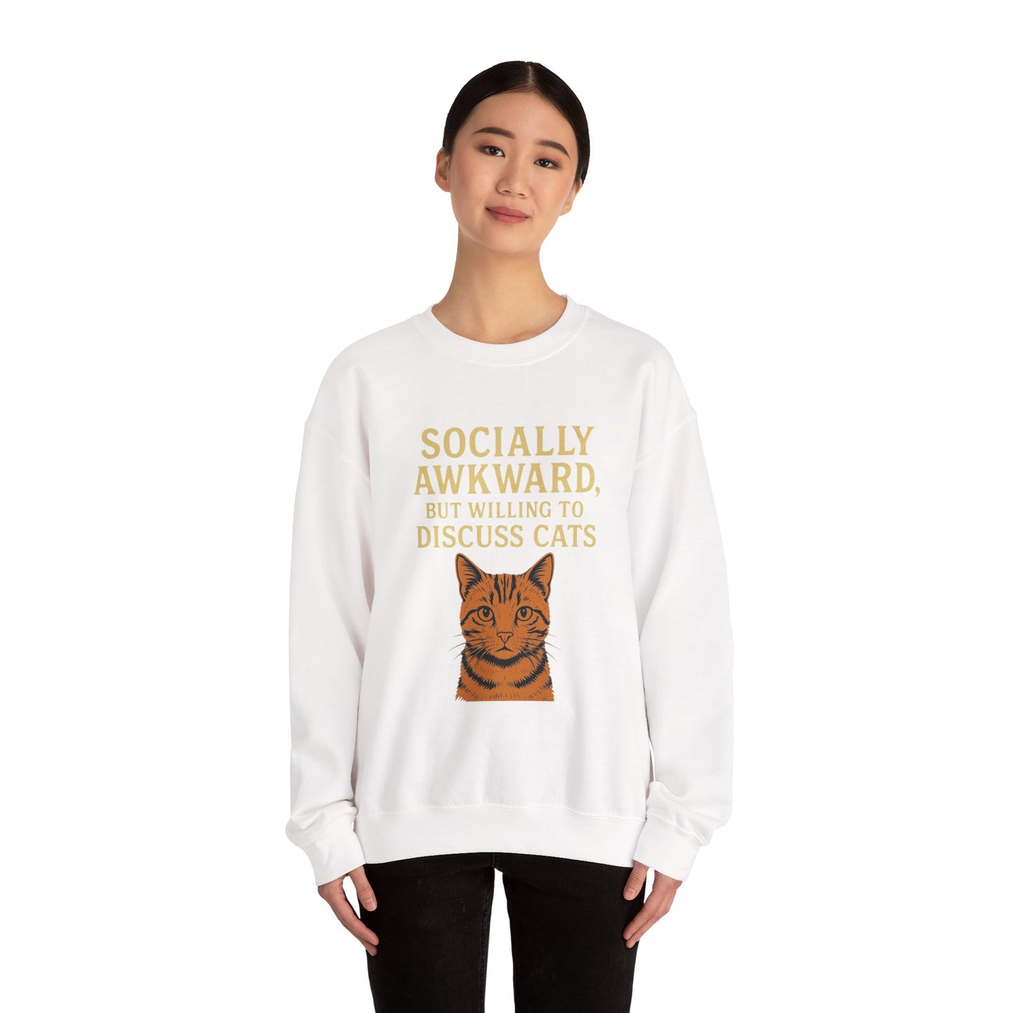 Socially Awkward Cat Lover's Sweatshirt