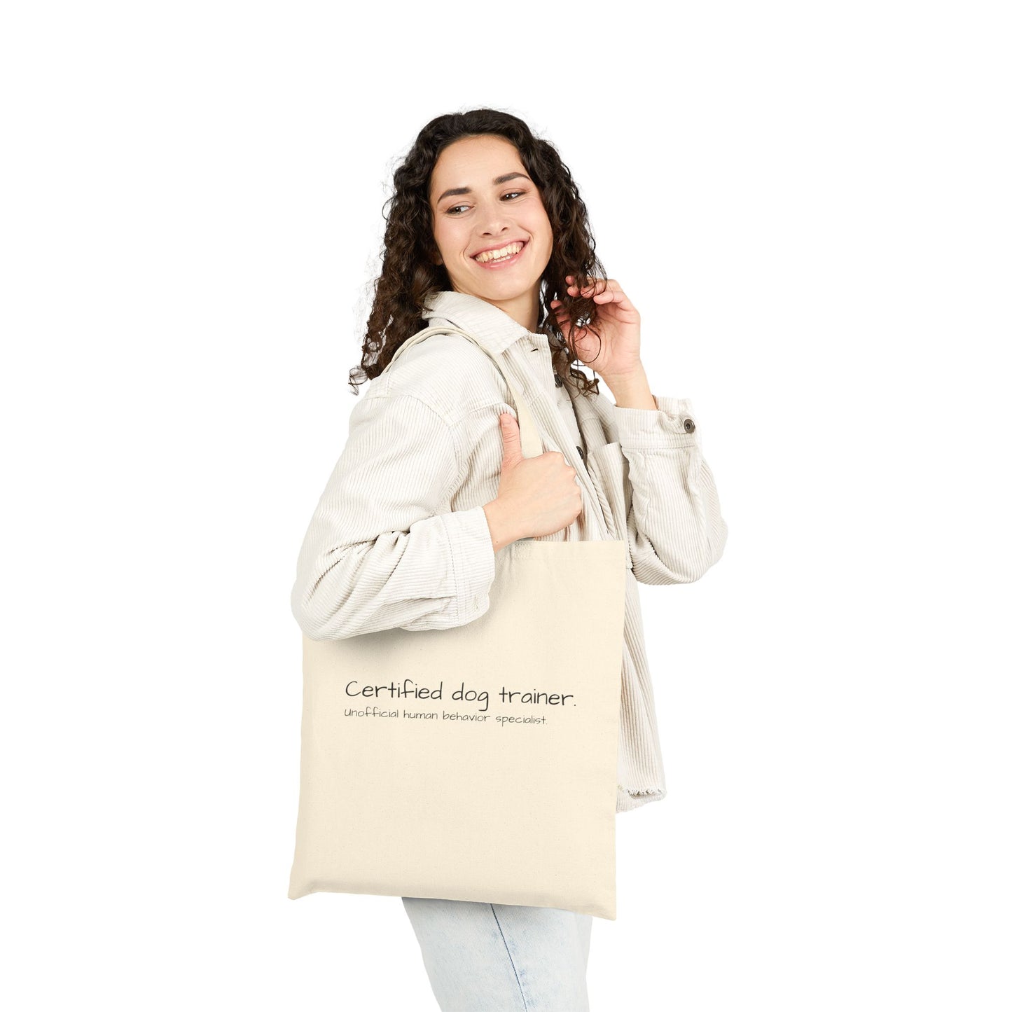 Certified Dog Trainer Canvas Tote Bag