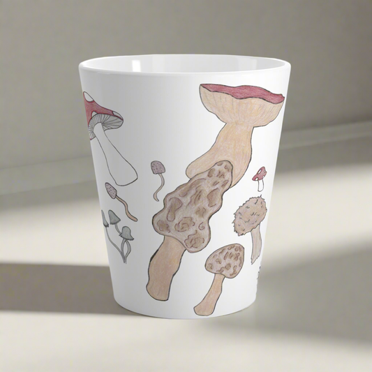 Mushroom Mug - Hand Drawn Original Art