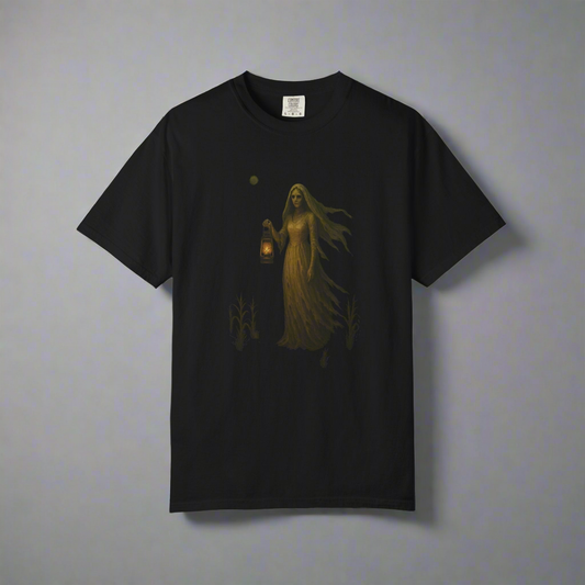 Lost Bride Halloween T-shirt, spooky ghost bride gothic horror design – Basic Raven Apparel