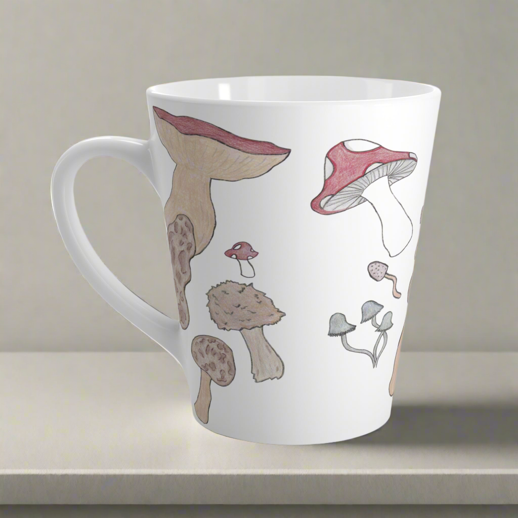 Mushroom Mug - Hand Drawn Original Art