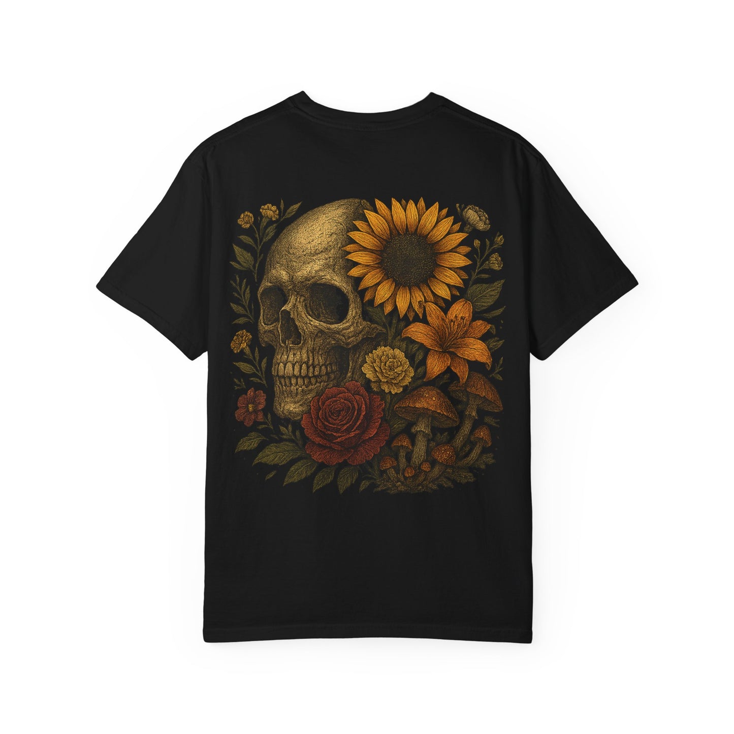 Boho Skull & Mushroom Tee