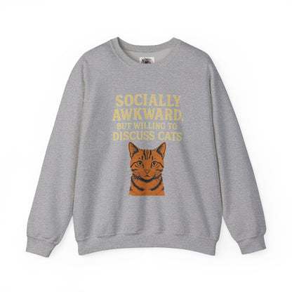 Socially Awkward Cat Lover's Sweatshirt