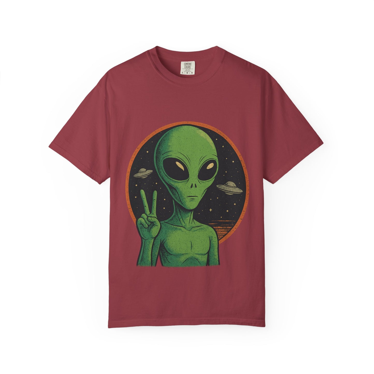 Alien Peace Sign Tee