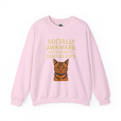 Socially Awkward Cat Lover's Sweatshirt
