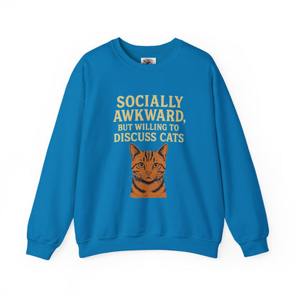 Socially Awkward Cat Lover's Sweatshirt