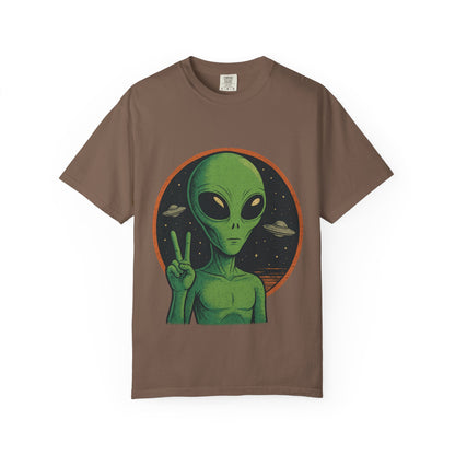 Alien Peace Sign Tee