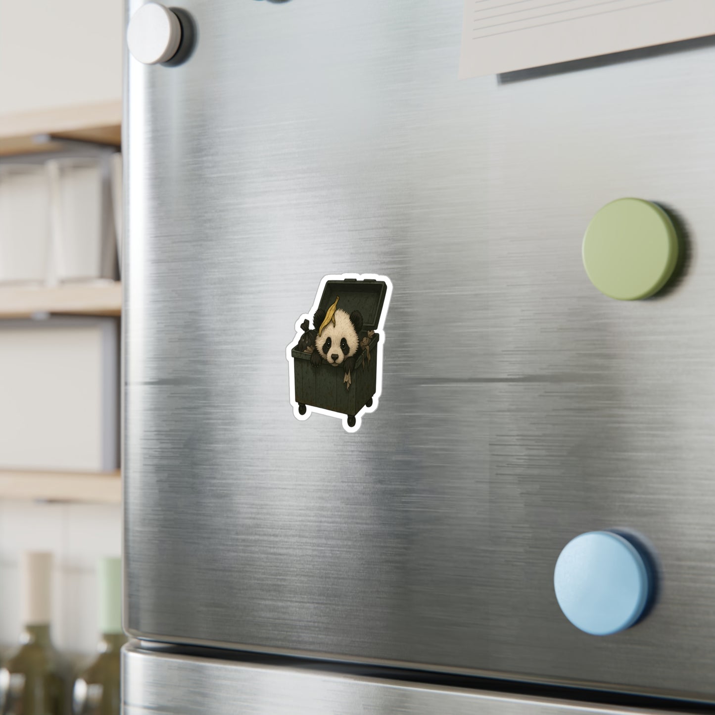 Vinyl Decal - Cute Trashy Panda