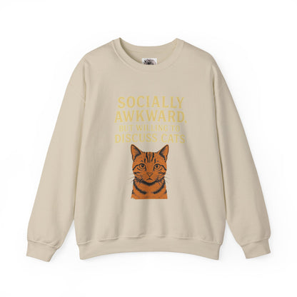 Socially Awkward Cat Lover's Sweatshirt