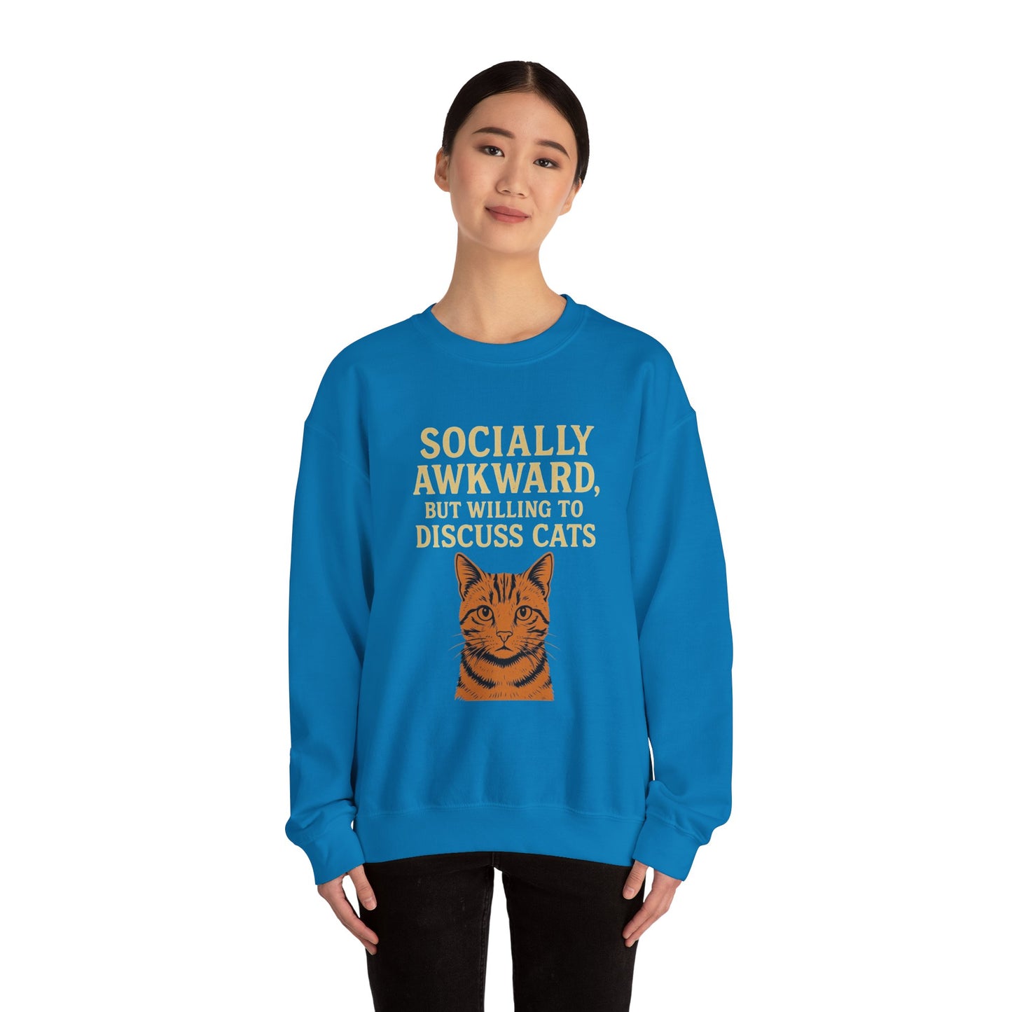 Socially Awkward Cat Lover's Sweatshirt