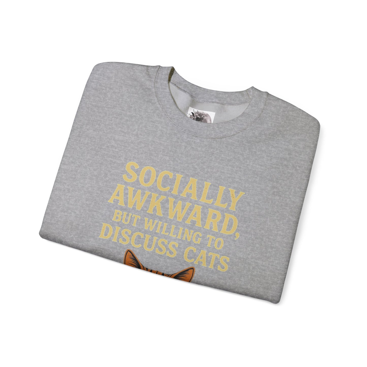 Socially Awkward Cat Lover's Sweatshirt