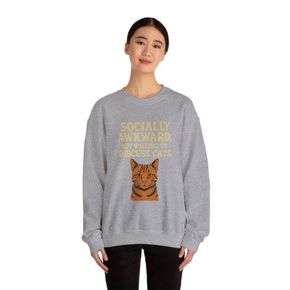 Socially Awkward Cat Lover's Sweatshirt