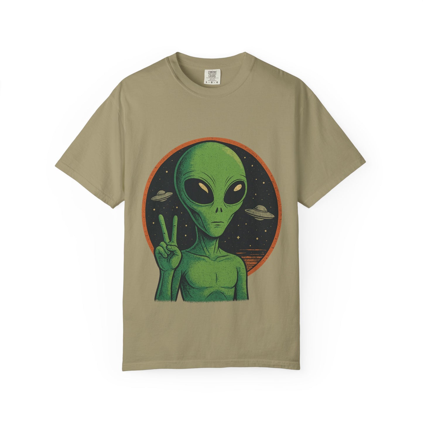 Alien Peace Sign Tee
