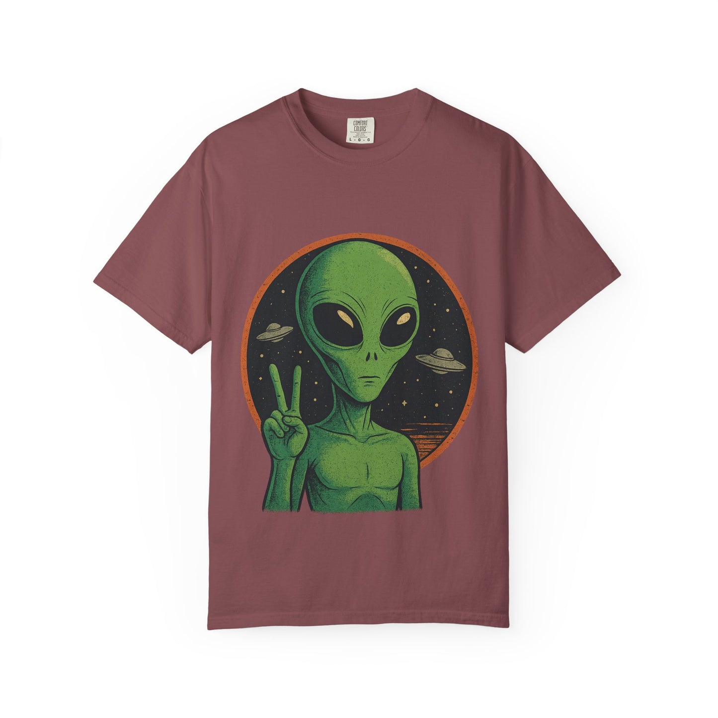 Alien Peace Sign Tee