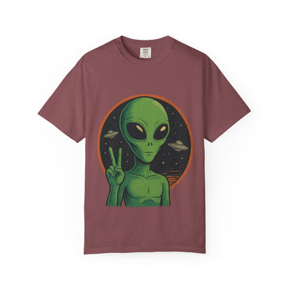 Alien Peace Sign Tee