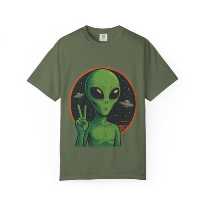 Alien Peace Sign Tee