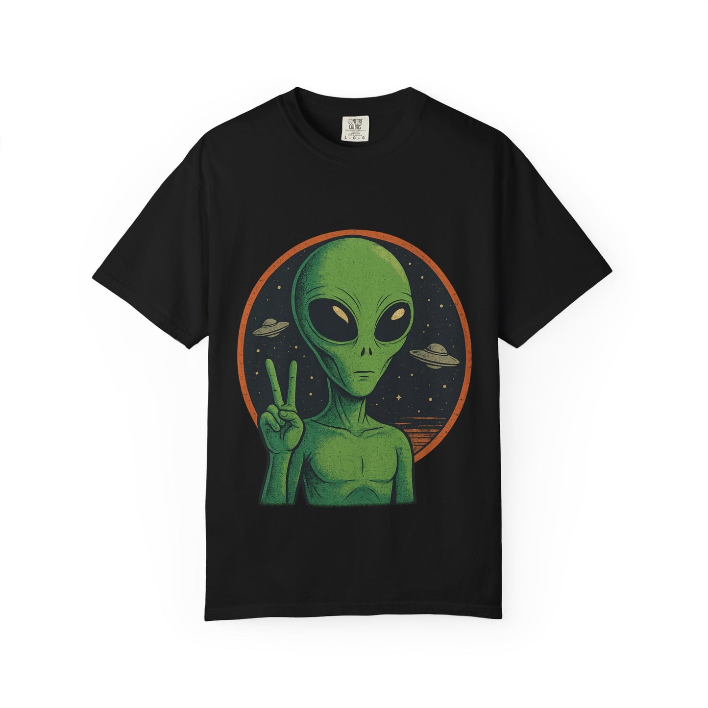 Alien Peace Sign Tee