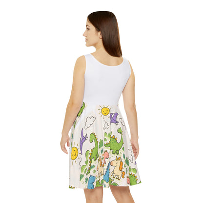 Dinosaur Print Womens Dress