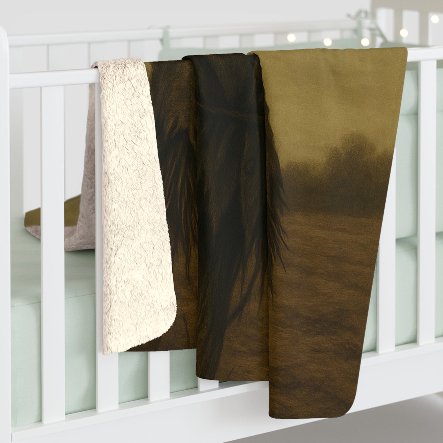 Emotional Scarecrow Sherpa Blanket ‐ Halloween Line