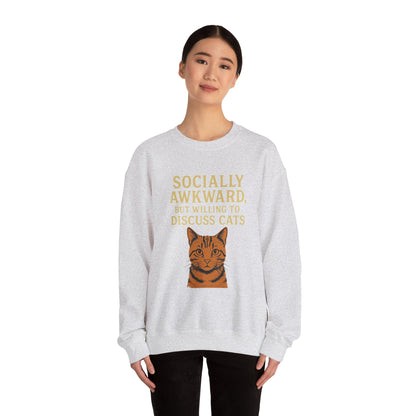 Socially Awkward Cat Lover's Sweatshirt