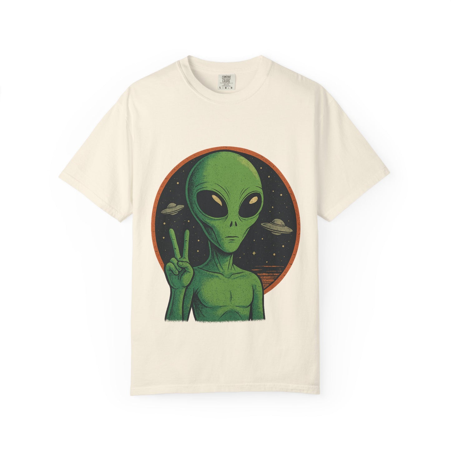 Alien Peace Sign Tee