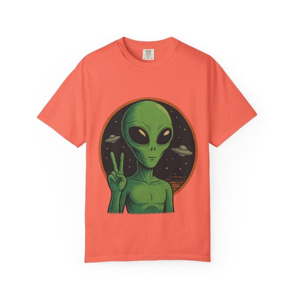 Alien Peace Sign Tee