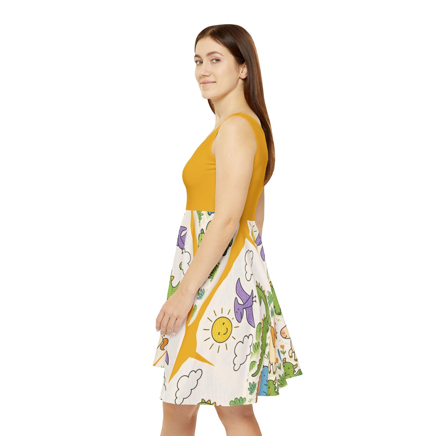 Dinosaur Print Women's Dress