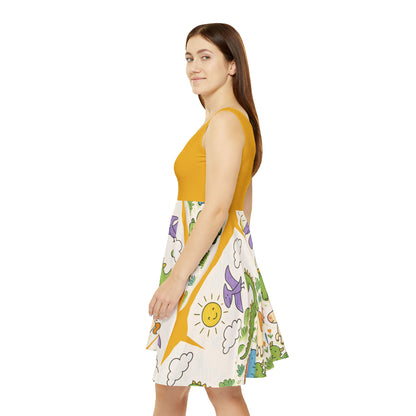 Dinosaur Print Women's Dress