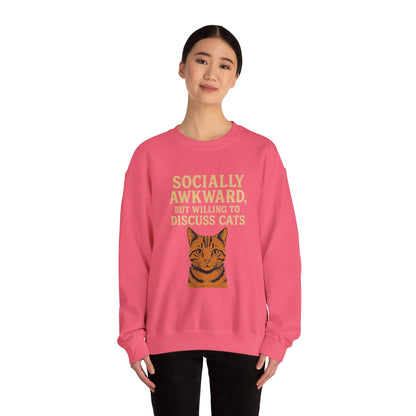 Socially Awkward Cat Lover's Sweatshirt