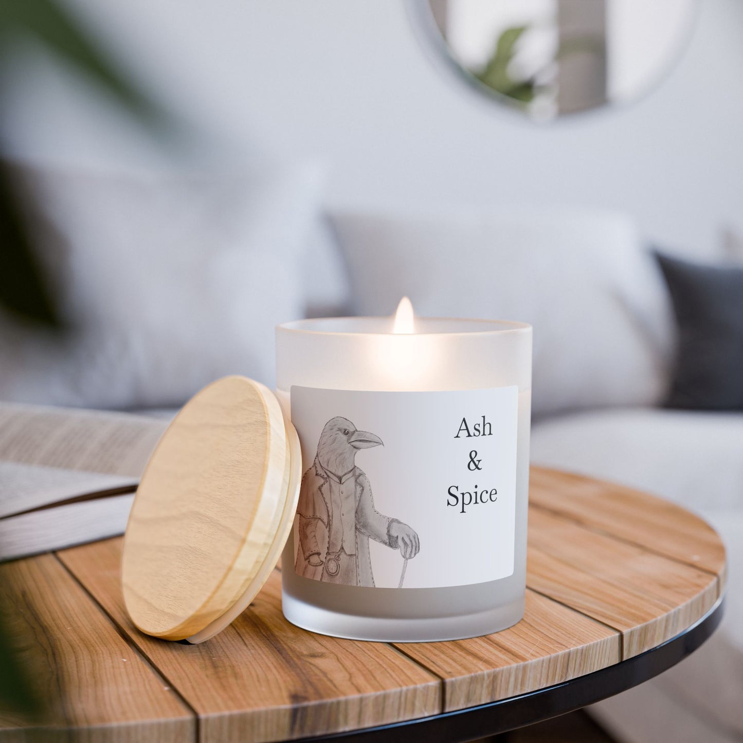 Wooden Wick Soy Candle (Scented & Un-scented)