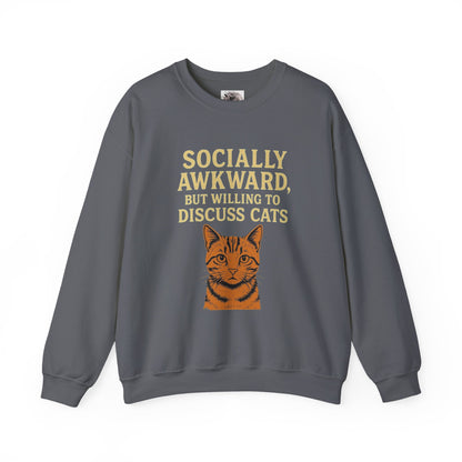 Socially Awkward Cat Lover's Sweatshirt