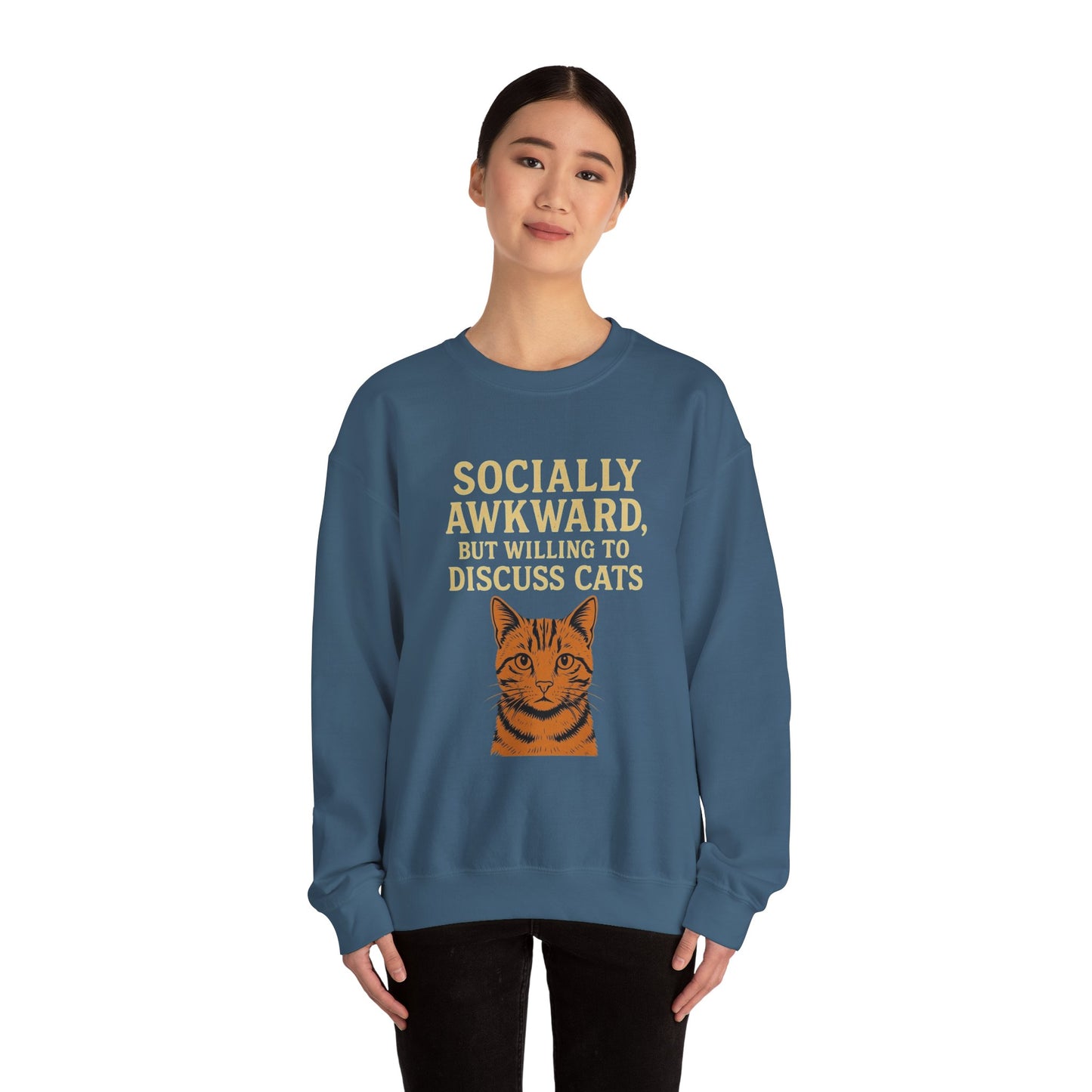 Socially Awkward Cat Lover's Sweatshirt