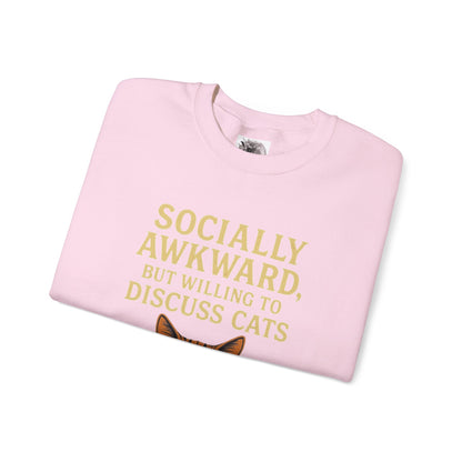 Socially Awkward Cat Lover's Sweatshirt