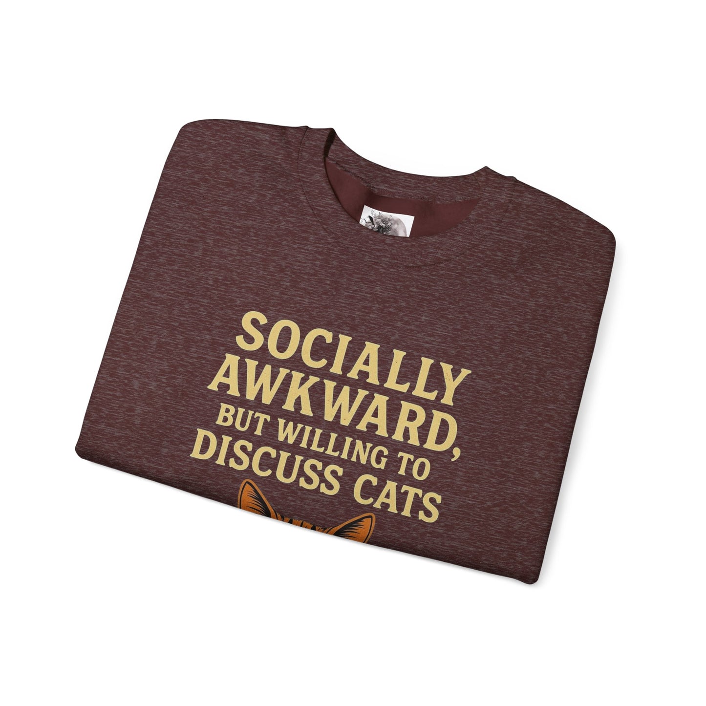 Socially Awkward Cat Lover's Sweatshirt