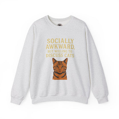 Socially Awkward Cat Lover's Sweatshirt