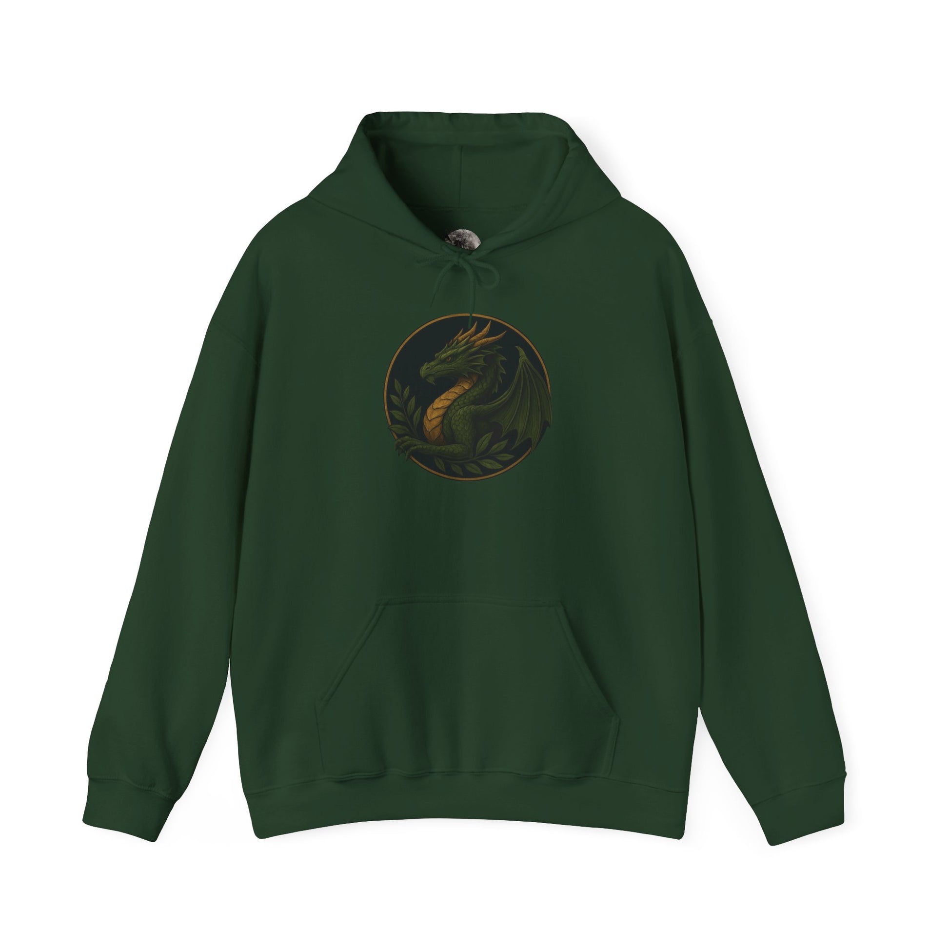 Dragon protector hoodie, cozy fantasy dragon graphic sweatshirt – Basic Raven Apparel