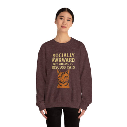 Socially Awkward Cat Lover's Sweatshirt