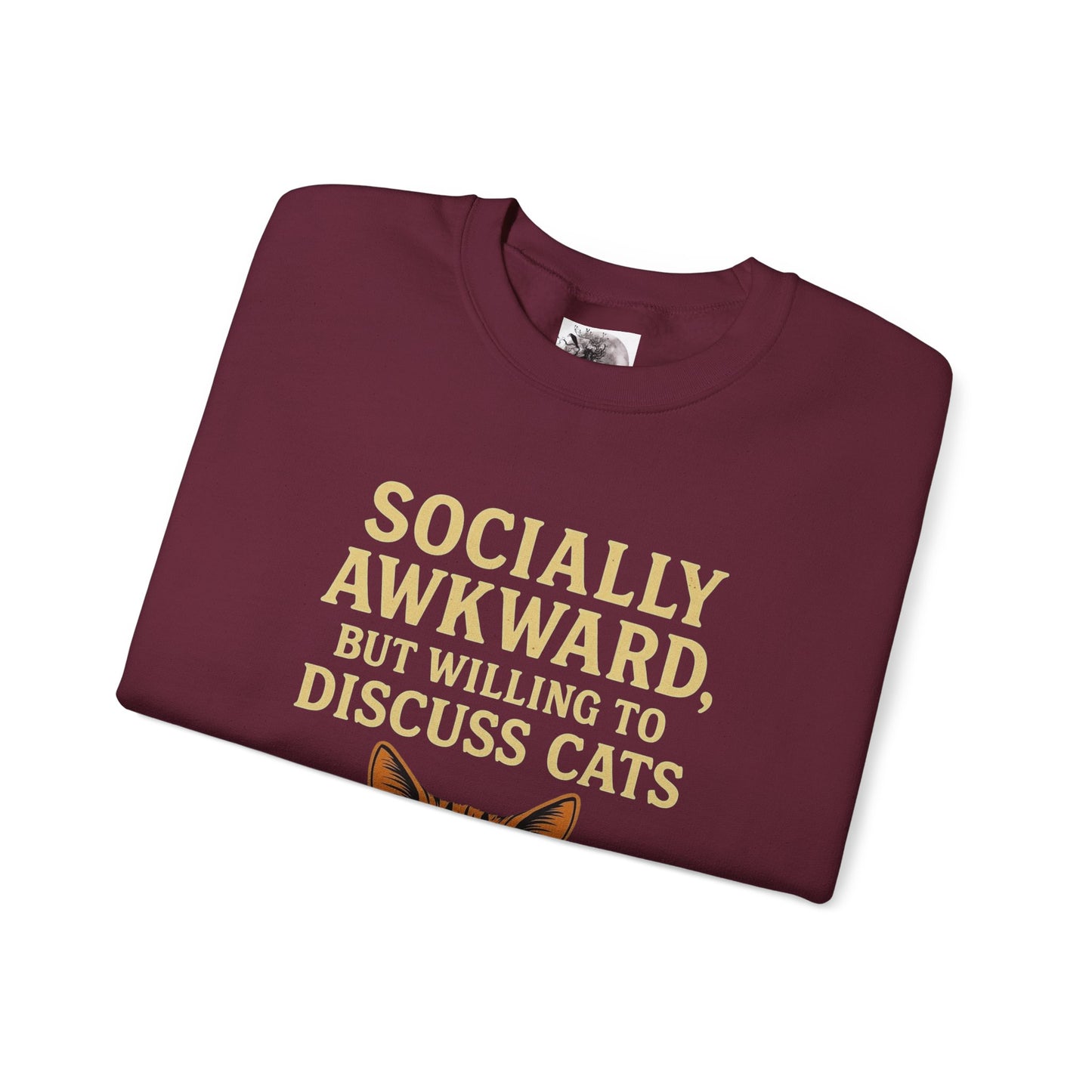 Socially Awkward Cat Lover's Sweatshirt